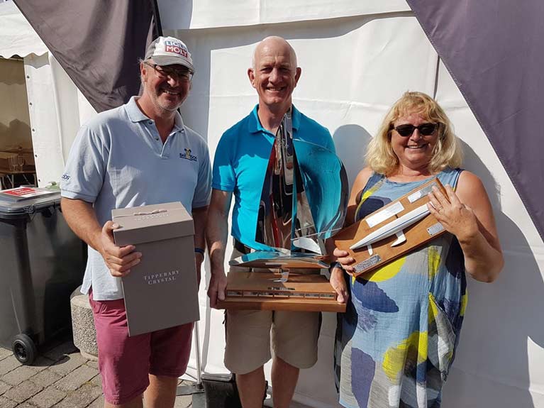 Simon Childs Mike McIntyre and Caroline McIntyre retain their title as RS Elite National Champions