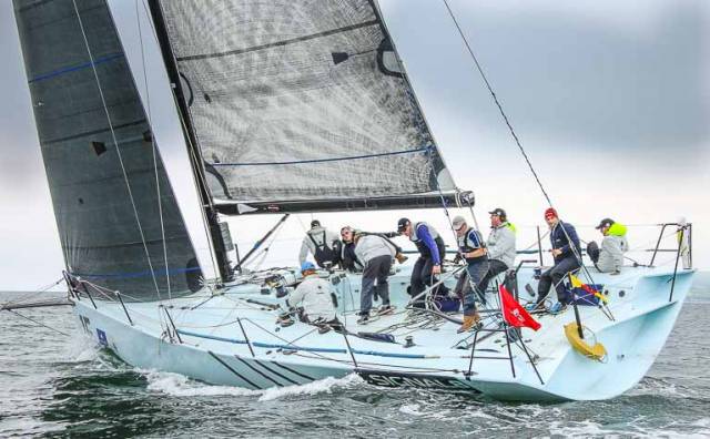 Bangor Town Regatta – The head turner will be Jamie McWilliam's Ker 40 from Royal Hong Kong Yacht Club seen here competing at Howth's Wave Regatta