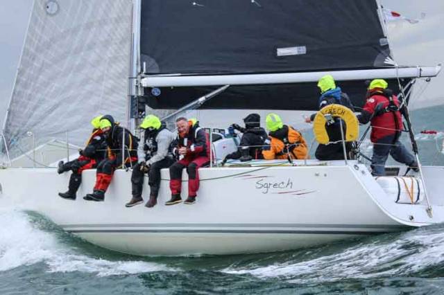 Welsh offshore champion Stephen Tudor in J109 Sgrech is one of a handful of boats still expected to enter the 2017 D2D race to bring a total entry to 45 boats. See comment from Stephen Tudor below.