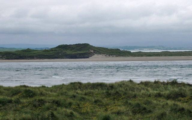 Bartragh Island off Enniscrone in Co Mayo
