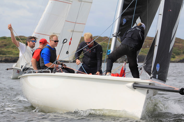 Winner Robert O'Leary was flying a North 3Di mainsail and large jib